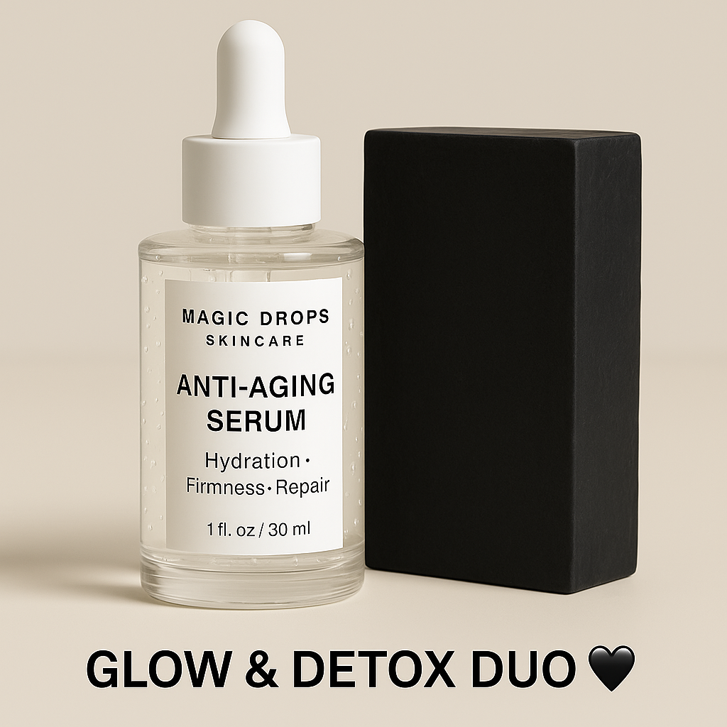 Glow and detox duo 💧🖤